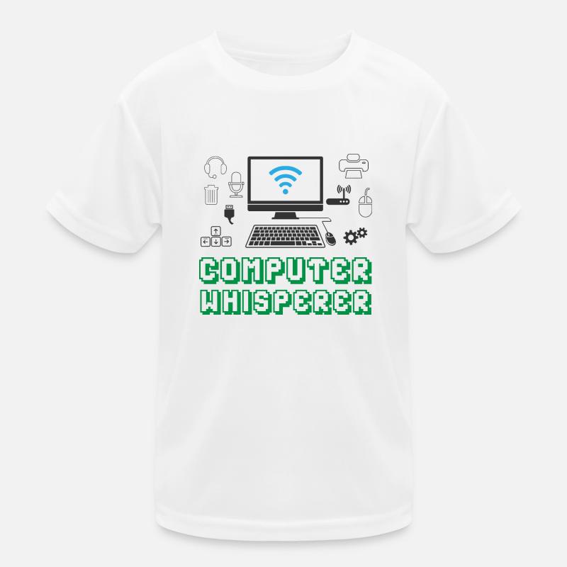 Ordinateur chuchoteur - IT Support PC T-shirt sport Enfant