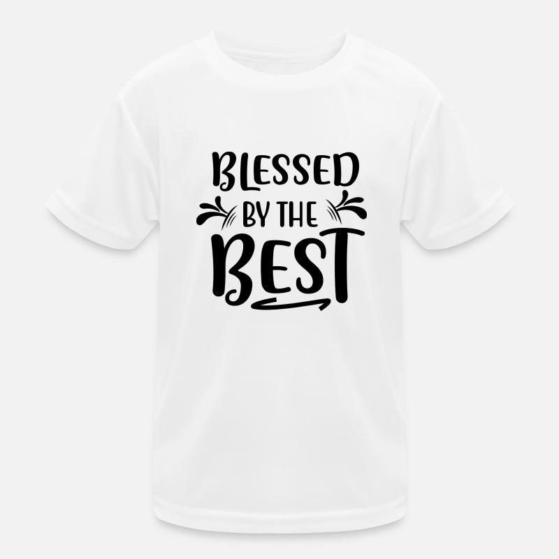 Blessed by the Best Kids Functional T-Shirt