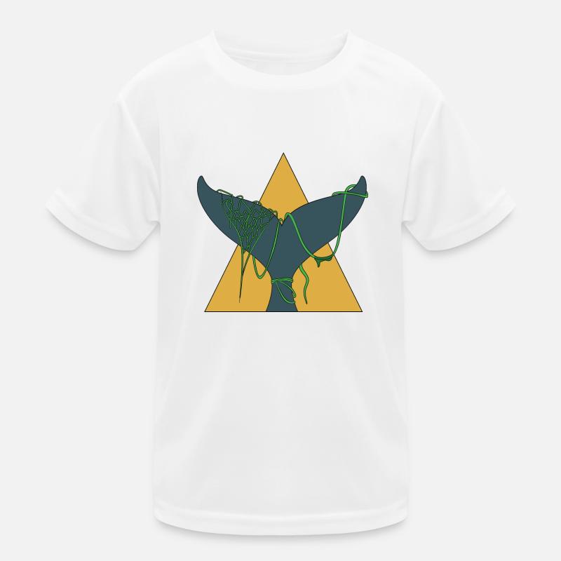 Pollution Nature Conservation Kids Functional T-Shirt