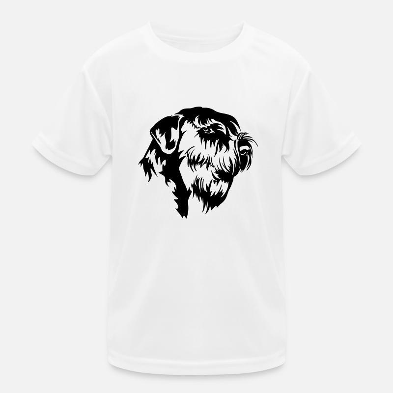 Giant Schnauzer Head Kids Functional T-Shirt