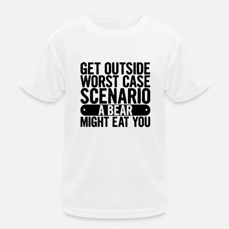 Sortez, dans le pire des cas, un ours vous mange11 T-shirt sport Enfant