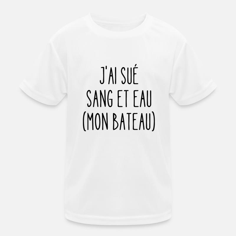 sué sang et eau T-shirt sport Enfant