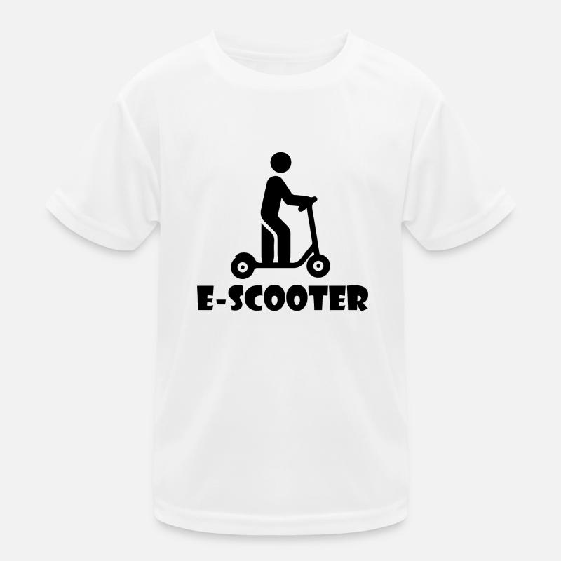 Roller Scooter E-Scooter T-shirt sport Enfant