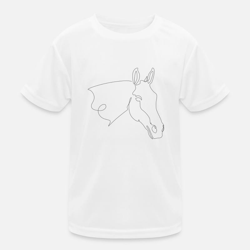 Pferdekopf Cocco Kinder Funktions-T-Shirt