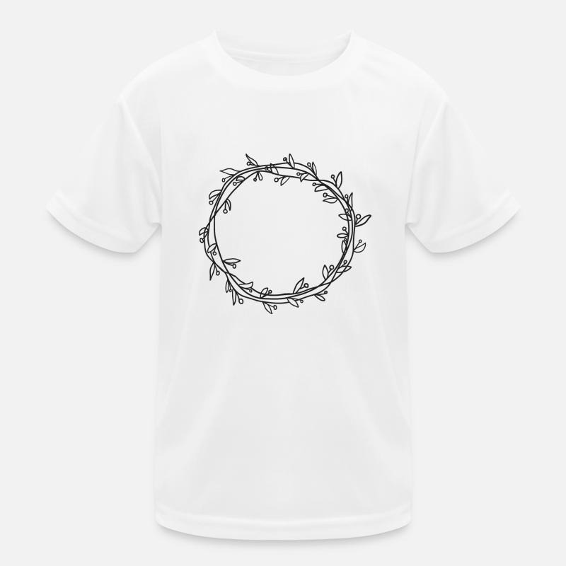 Frame round branch Kids Functional T-Shirt