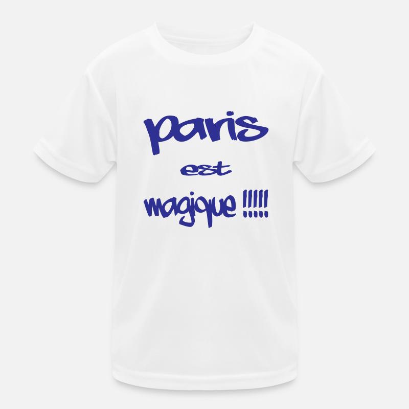 Paris - Kids Functional T-Shirt - white
