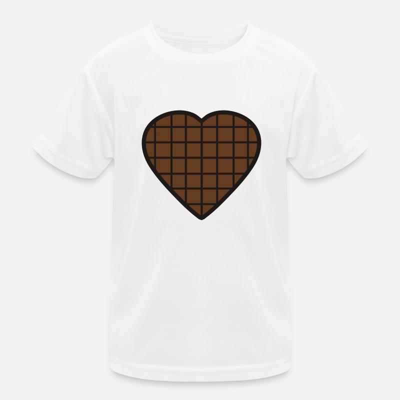 Coeur en chocolat T-shirt sport Enfant