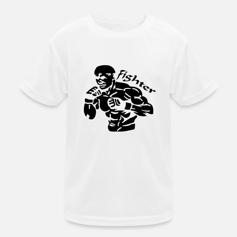 Fighter Logo Kinder Funktions-T-Shirt