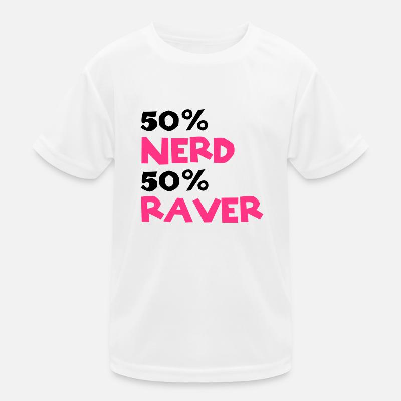 Nerd Raver Kinder Funktions-T-Shirt