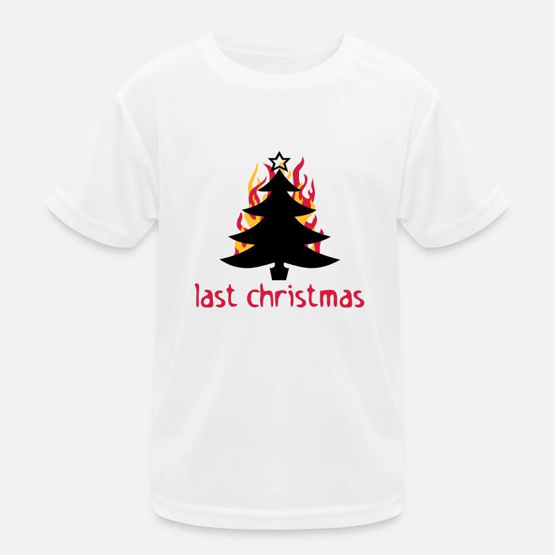 last christmas Kinder Funktions-T-Shirt