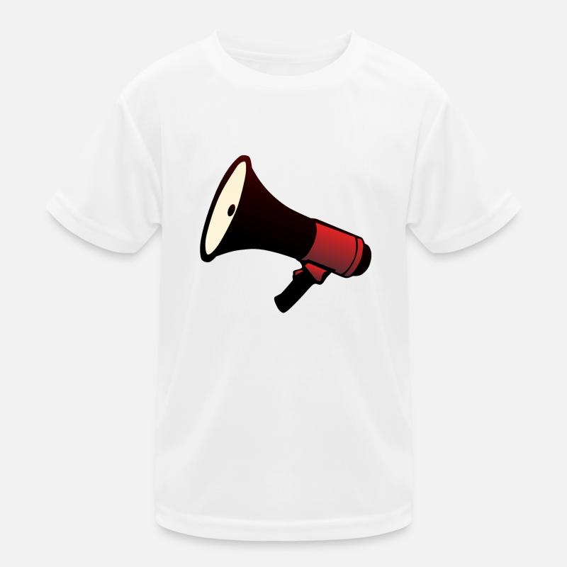 voice door megaphone speaker Kids Functional T-Shirt