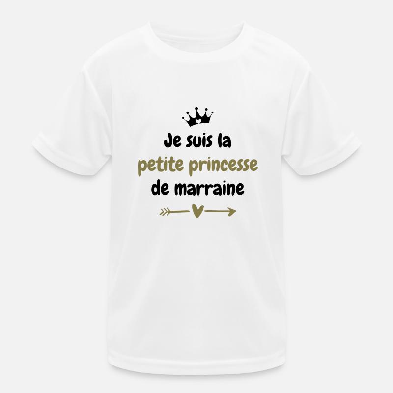 je suis la petite princesse de ma marraine T-shirt sport Enfant