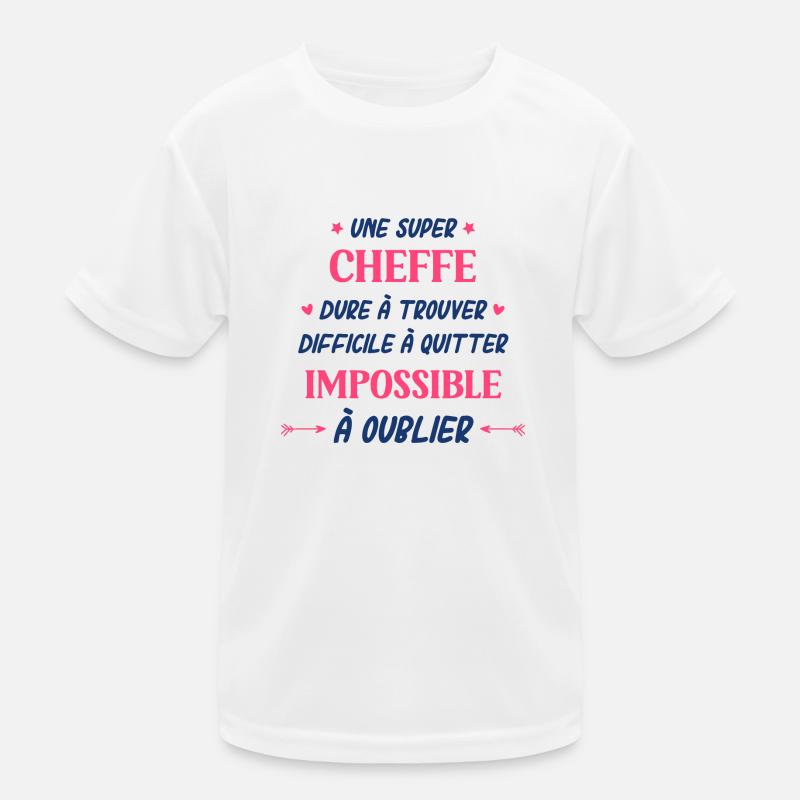 Super cheffe T-shirt sport Enfant