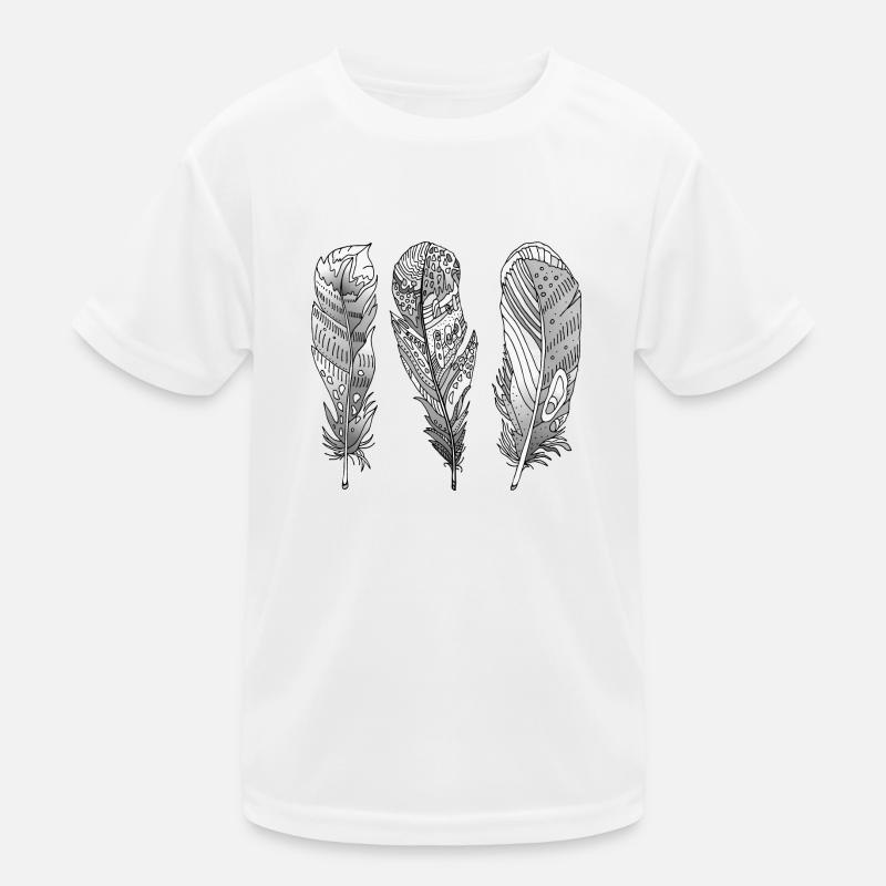 Feder Kinder Funktions-T-Shirt