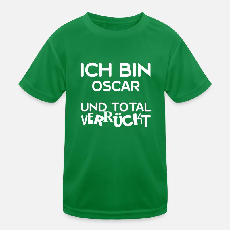 First name Oscar Kids Functional T-Shirt