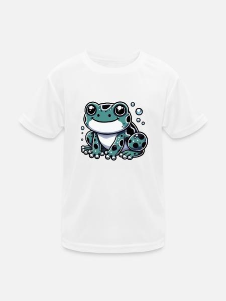 Path - Kids Functional T-Shirt - white - Front