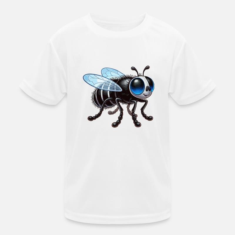Stubenfliege Kinder Funktions-T-Shirt