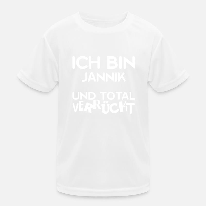 First name Jannik Kids Functional T-Shirt