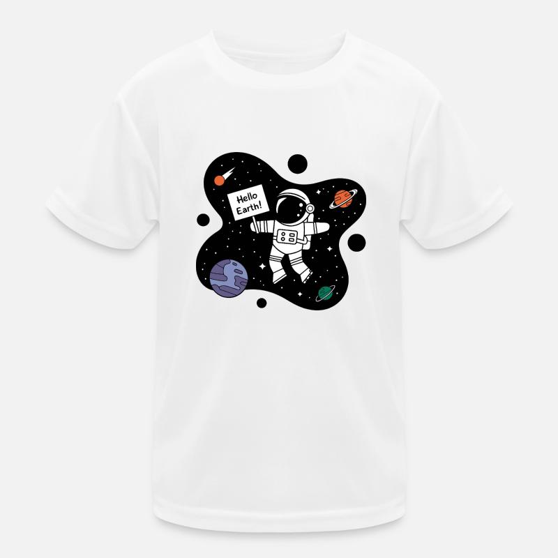 Hallo Erde! Kinder Funktions-T-Shirt