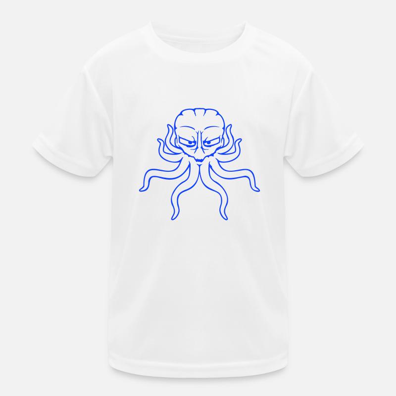 Octopus Octopus Octopus Squid Alien Alien Kids Functional T-Shirt