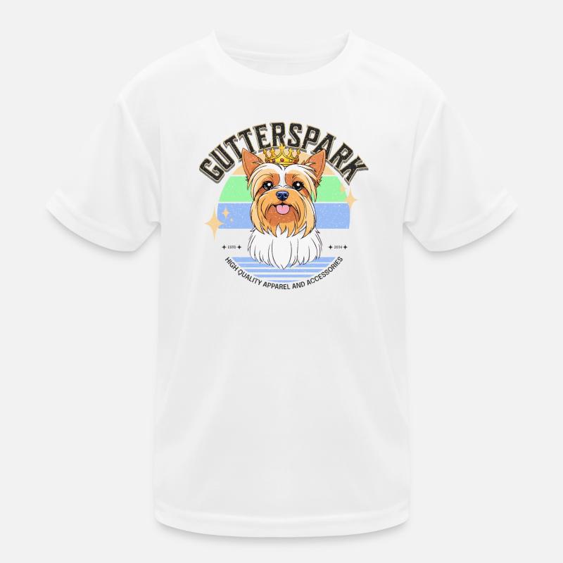 Gutterspark Design Yorkshire Terrier T-shirt sport Enfant