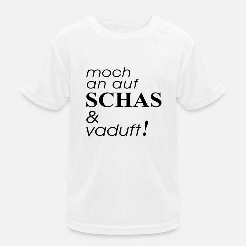 moch an auf Schas Kinder Funktions-T-Shirt