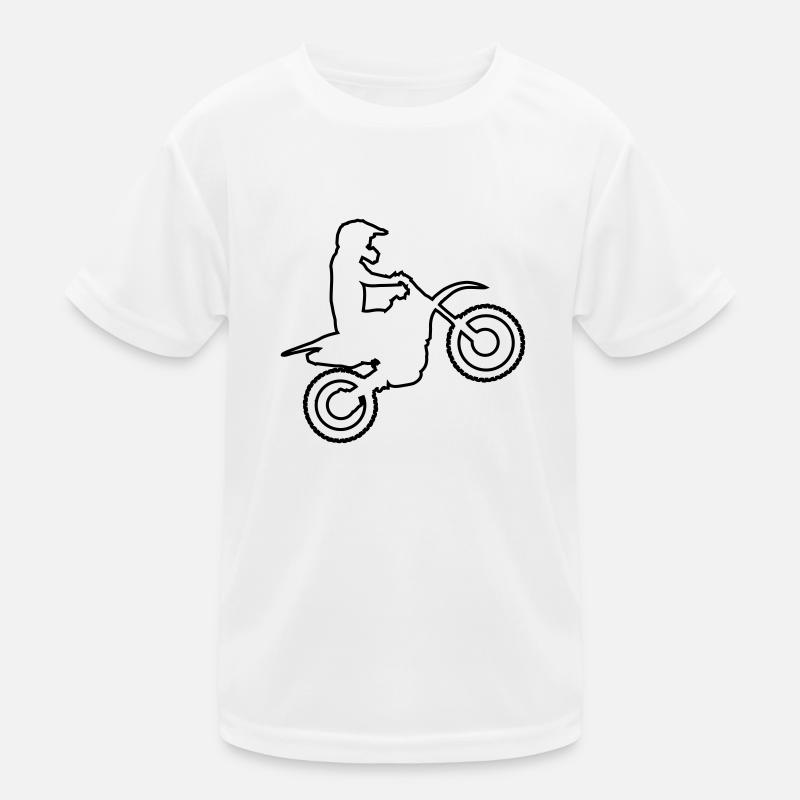 motocross Kids Functional T-Shirt