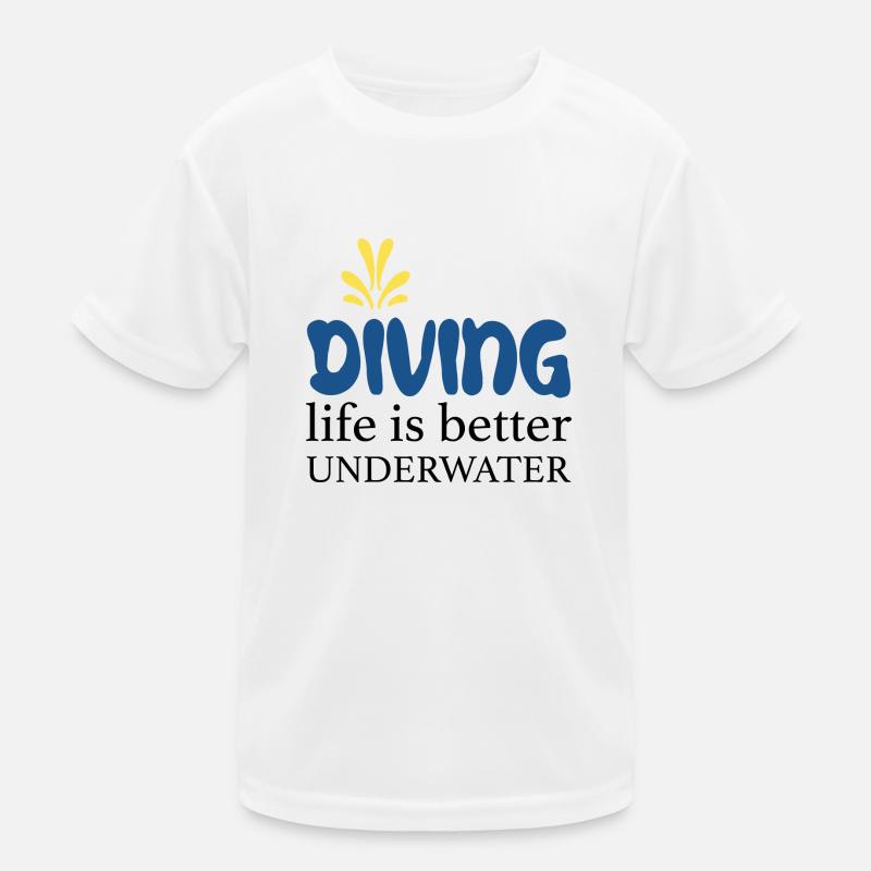 Diving Kids Functional T-Shirt