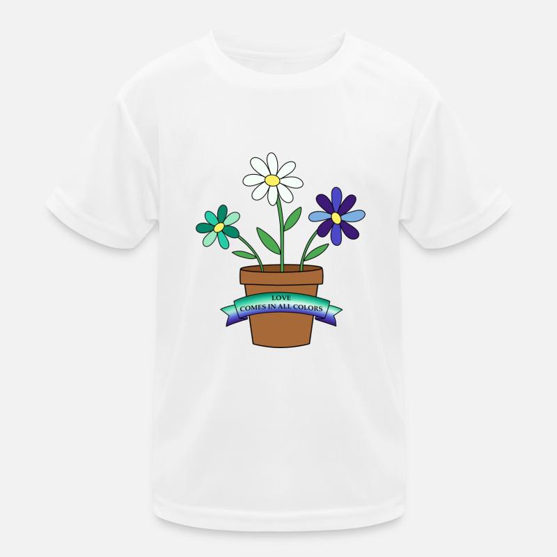fleurs gaies T-shirt sport Enfant