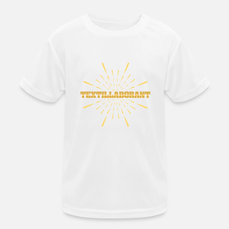 Textile laboratory assistant as a job Kids Functional T-Shirt