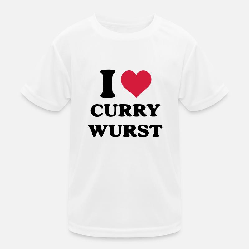 Currywurst i love Kids Functional T-Shirt