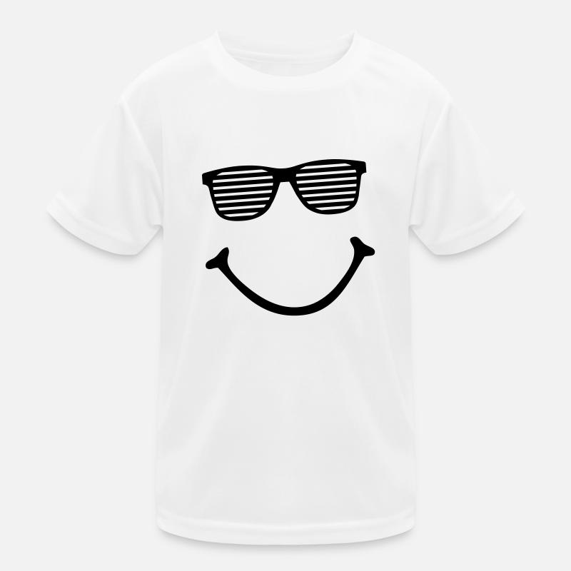 smiley Kinder Funktions-T-Shirt