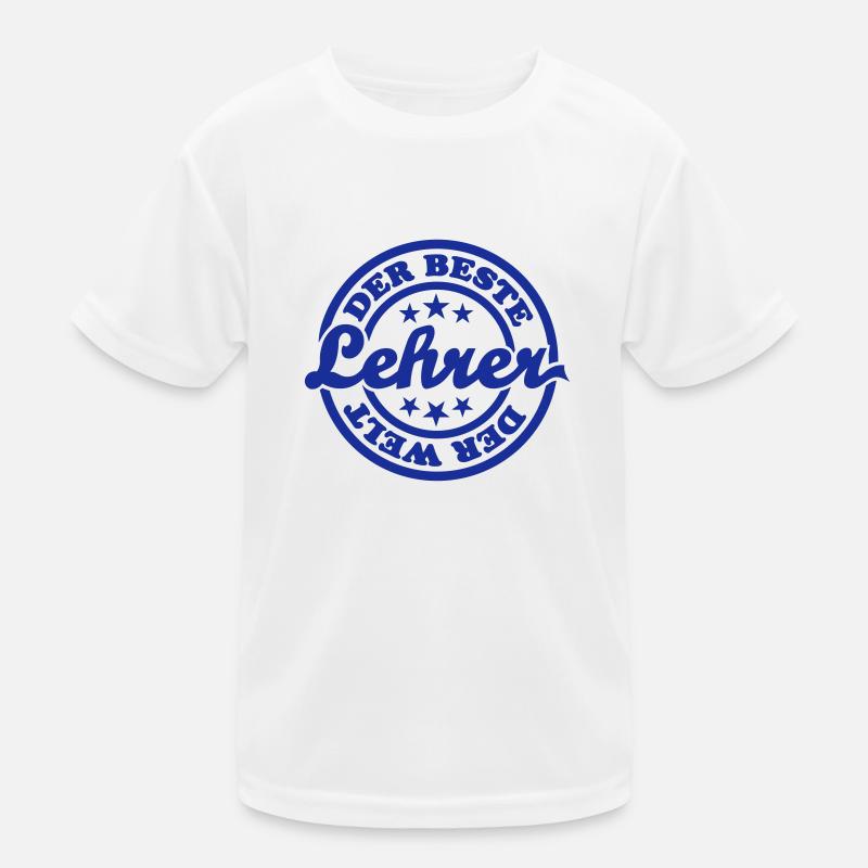 Bester Lehrer (Stempel) Kinder Funktions-T-Shirt