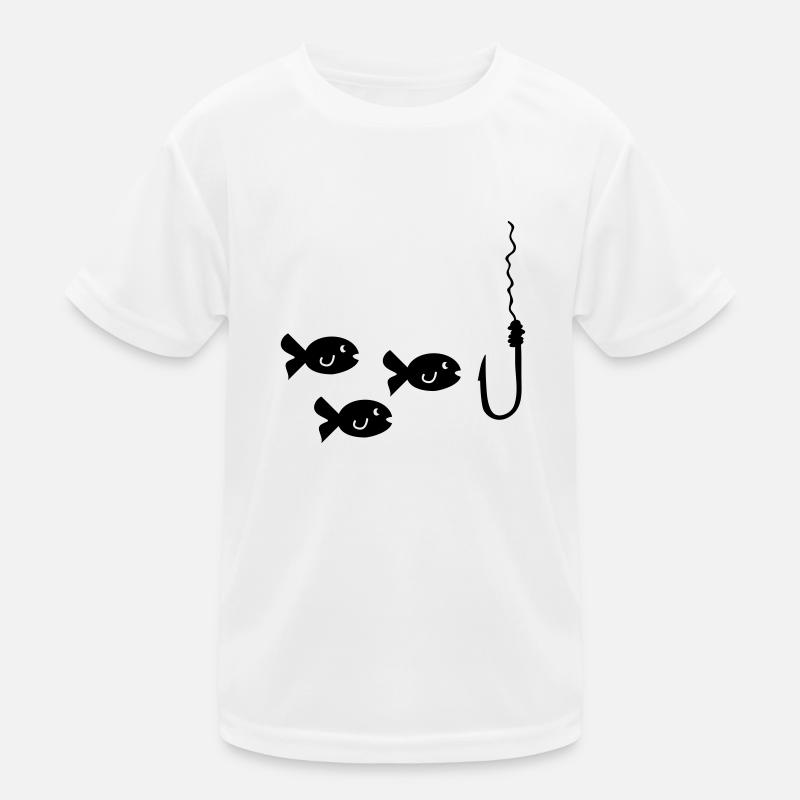 Fishing Fish Kids Functional T-Shirt