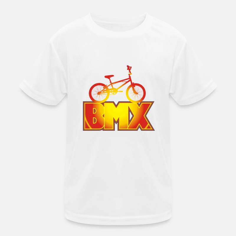 BMX-Rad Kinder Funktions-T-Shirt
