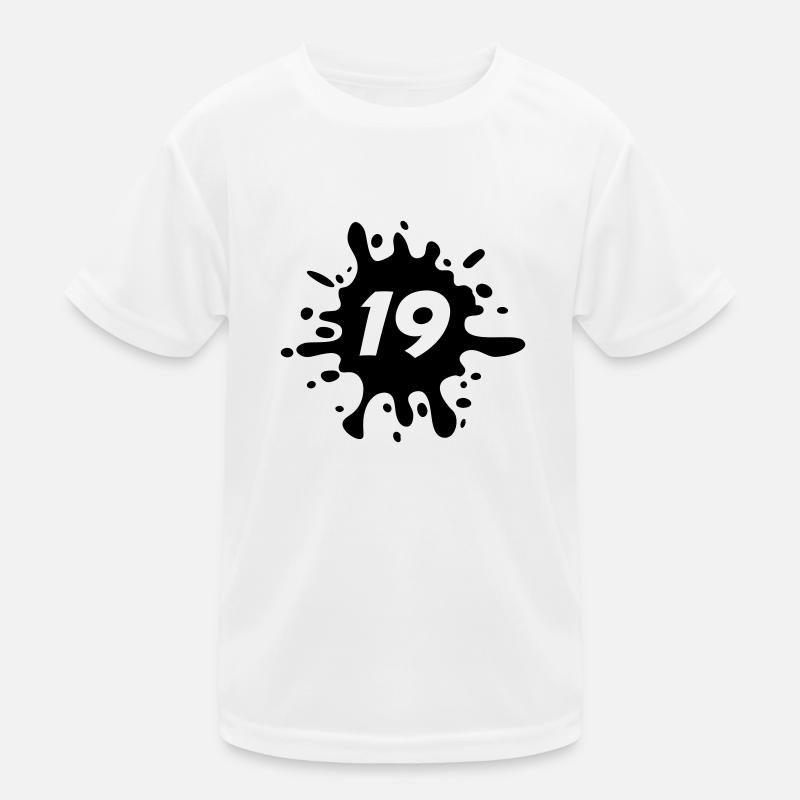 19 Kinder Funktions-T-Shirt