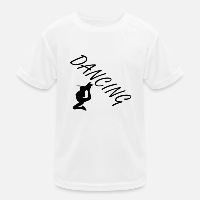 Dancing Dance Music Kids Functional T-Shirt