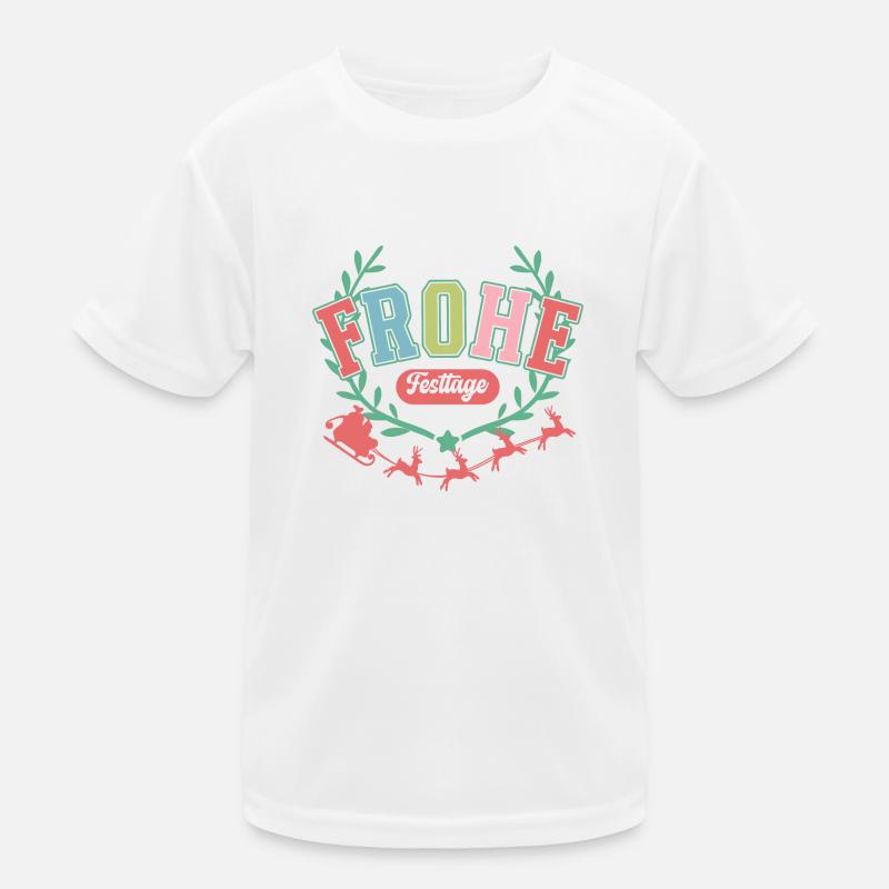 Joyeuses Fêtes T-shirt sport Enfant