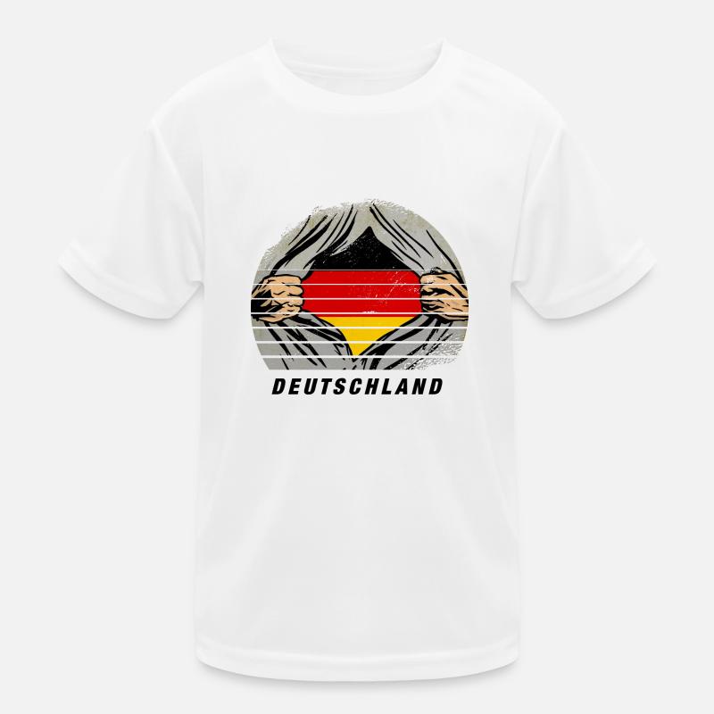 Germany Flag Kids Functional T-Shirt