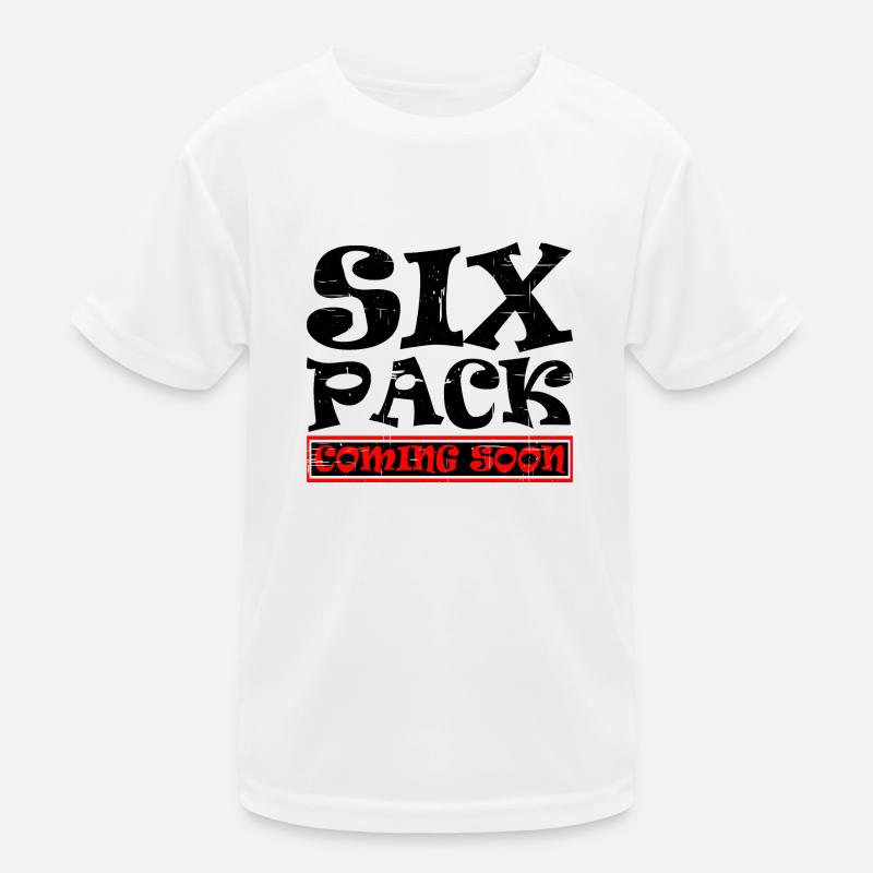 Six Pack Coming Soon 39 Kids Functional T-Shirt