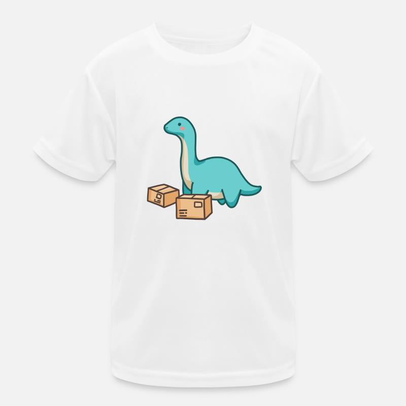 hugadino Dino Parcel Carrier, Cute Dinosaur Kids Functional T-Shirt