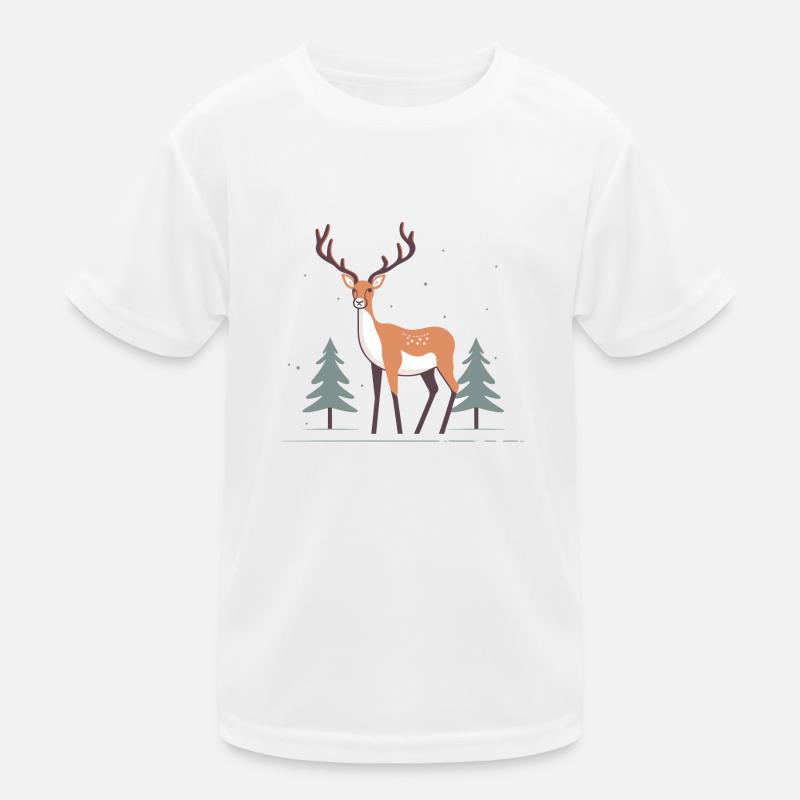 Deer Kids Functional T-Shirt