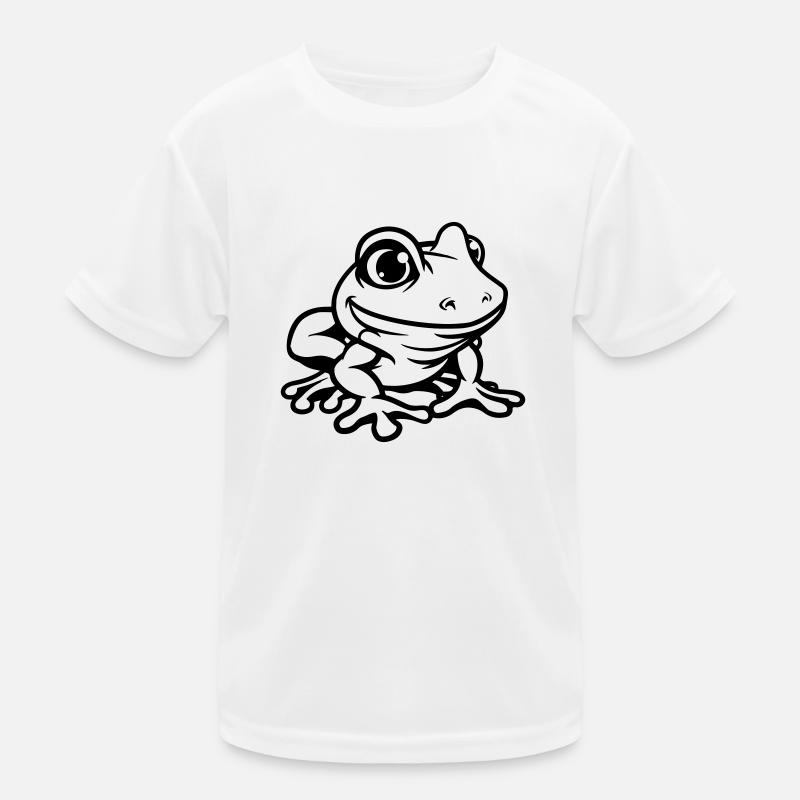 frosch comic Kinder Funktions-T-Shirt