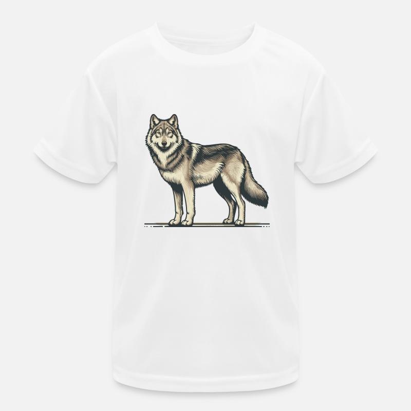 Loup T-shirt sport Enfant