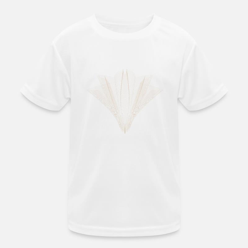 Abstraktes Punktdesign Kinder Funktions-T-Shirt