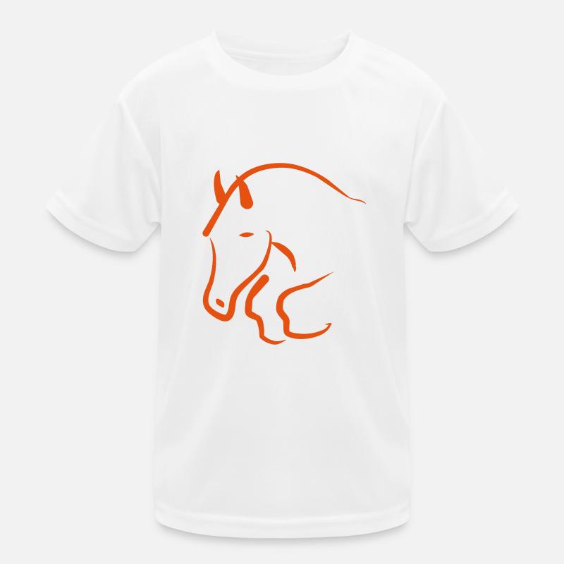 Springpferd Kinder Funktions-T-Shirt