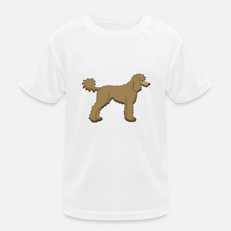 Poodle Brown T-shirt sport Enfant