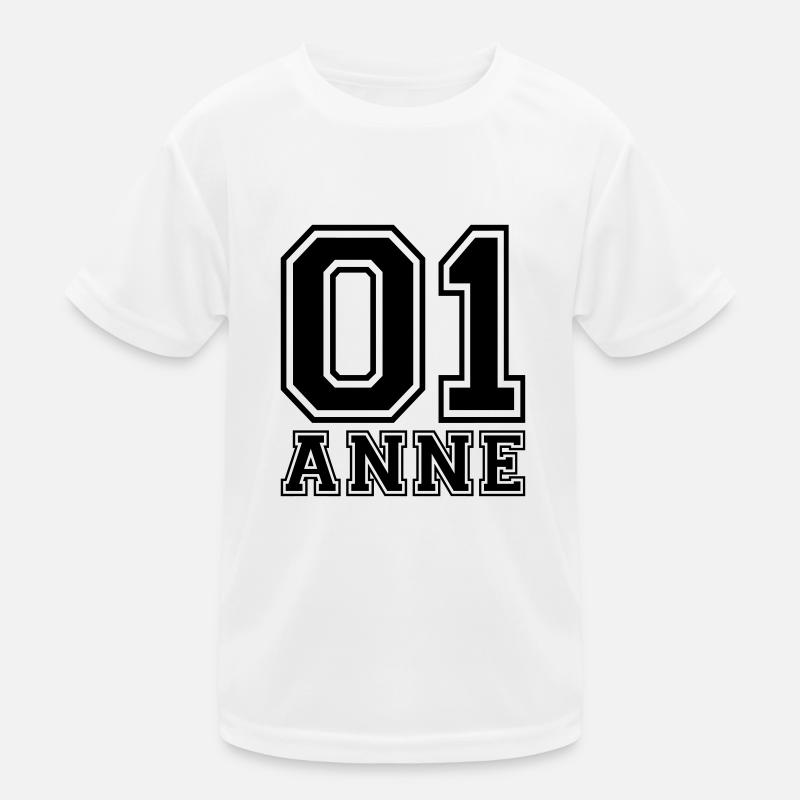 Anne - Nom T-shirt sport Enfant