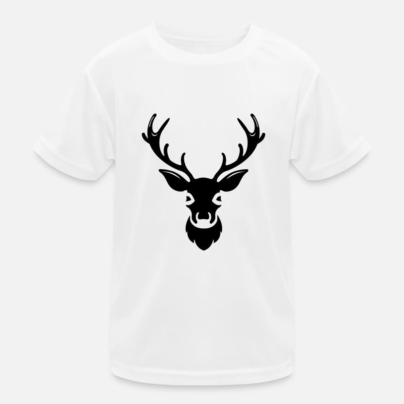 Hirsch Kinder Funktions-T-Shirt