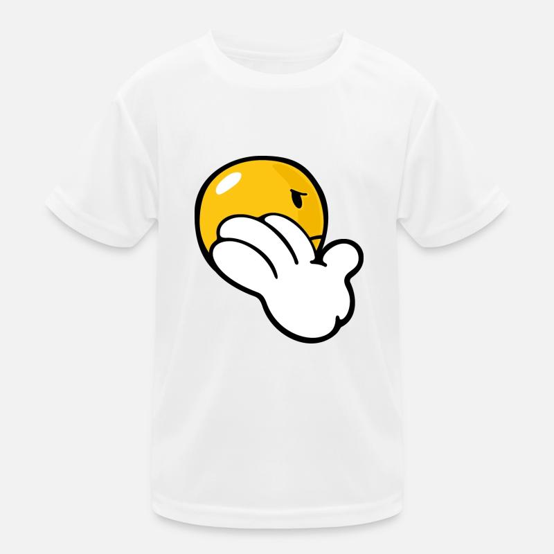 Smiley Anger Uninterested Kids Functional T-Shirt